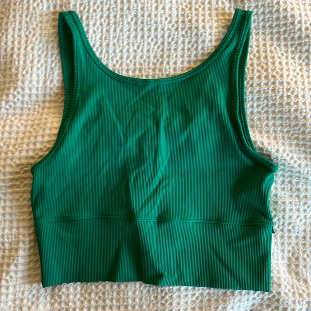 Lululemon cropped, ribbed tank